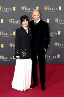 Liza Marshall and Mark Strong - EE BAFTA FILM AWARDS 2026, The Royal Festival Hall, London, 22.2.26