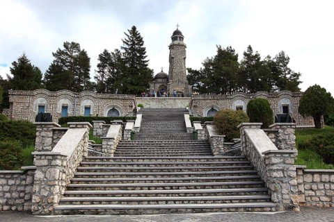 Mausoleum of Mateias, a monument dedicated to the Romanian heroes who died in the First World War