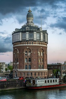 Water tower, Water Tower De Esch, oldest water tower in the Netherlands, flats and catering use,