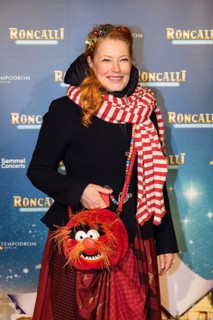 Enie van de Meiklokjes at the premiere of the 20th Original Roncalli Christmas Circus in Berlin's