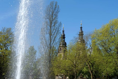 Castle Park, Fulda City Palace, Hesse, Germany