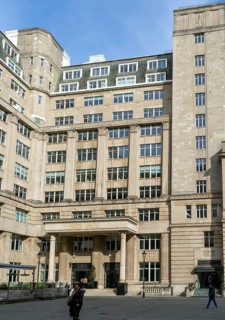Horton House completed 1955 part of the Exchange Flags building, city centre of Liverpool, England,