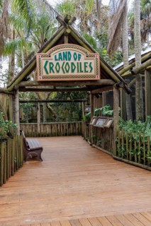 Entrance to the Land of Crocodiles attraction at the St. Augustine Alligator Farm Zoological Park