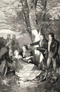 ACT I, SCENE IV., Eugenia recognizes her father, scene from THE NATURAL DAUGHTER A TRAGEDY, DIE