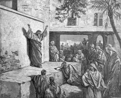 Micah or Michaeus, chapter 1, verse 2, Micah or Michaeus exhorts Israel to repent, listen, pay