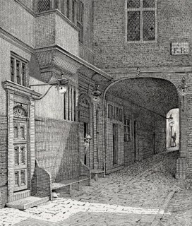 Entrance from the New Palace Yard to the Speaker‘s Court yard, Westminster, London, England, 1805