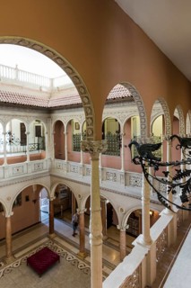 Interior view, Villa Ephrussi de Rothschild, Saint-Jean-Cap-Ferrat, Cap Ferrat, Alpes Maritimes,