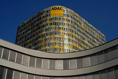 The ADAC building in Munich, Germany, ADAC headquarters, Munich, Bavaria, Federal Republic of