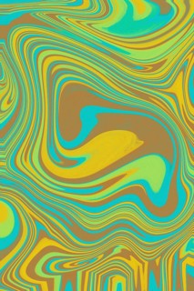 An abstract swirl background illustration featuring vibrant blue, yellow, and green colors. The