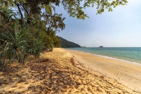 Tung Yaka Beach on the island of Koh Libong in the Andaman Sea, Thailand