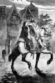 King Charles II (1630 to 1685) disguised as a servant to Jane Lane, a supporter of the royal family