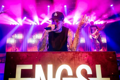 Singer Matthias Engst from Engst live on 10-year anniversary tour tour at Berlin's Astra Kulturhaus