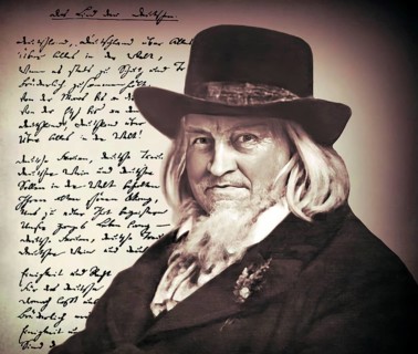 August Heinrich Hoffmann, Hoffmann von Fallersleben, 1798 –1874, German poet, digital edited