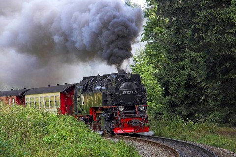 HSB railway, Harz narrow-gauge railway, Harz, Federal Republic of Germany