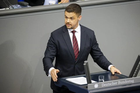 Hannes Gnauck, MP, AfD, speaks in the plenary of the Bundestag. Berlin, 04.07.2024