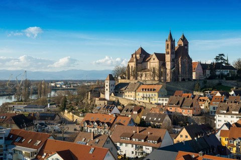 St. Stephan Cathedral, Breisach am Rhein, Kaiserstuhl, Breisgau, Baden-Württemberg, Germany