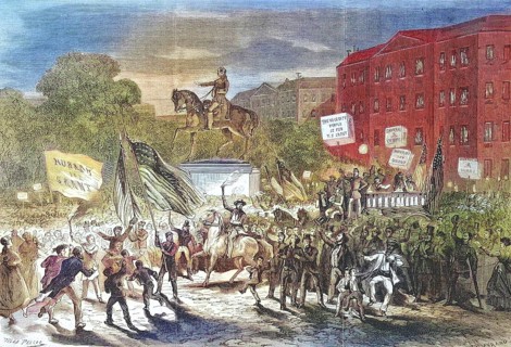 The Election of General Grant as President of the United States, 1869, Historic, digitally restored
