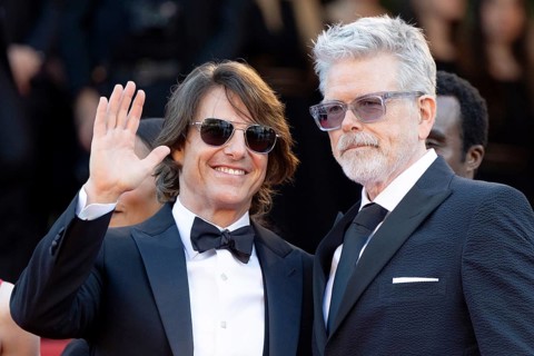 Cannes, France - 14.5.2024: Tom Cruise and Christopher McQuarrie during the red carpet for MISSION: