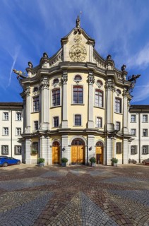 Entrance to St. Blasien College, Waldshut District, Baden-Württemberg, Germany