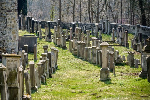 The Jewish cemetery, Warburg, North Rhine-Westphalia, Germany