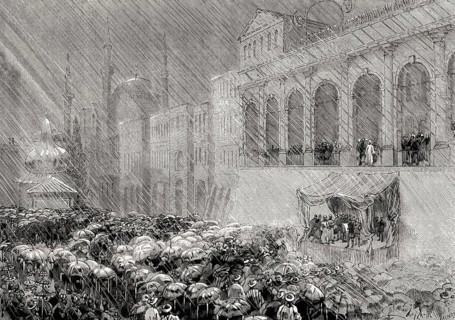 Proclamation of the Ottoman constitution of 1876, First Constitutional Era, Imperial Gate or