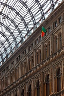 Galleria Umberto I, shopping arcade in the old town of Naples, Campania, Italy