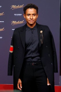 Jaafar Jackson at the world premiere of the movie Michael on Uber Platz in Berlin on 10.04.2026