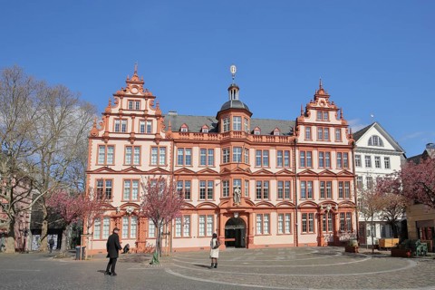 Historisches Haus Zum Römischer Kaiser, Villa, Liebfrauenplatz, Old Town, Mainz, Rhine-Hesse