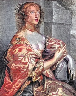Countess Percy, portrait by Anton van Dyck, 17th century, Historic, digitally restored reproduction