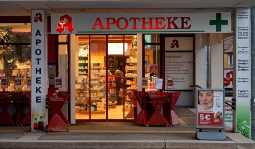 Kappelberg Pharmacy, Fellbach, Baden-Württemberg, Germany