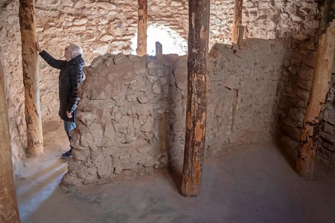 Clarkdale, Arizona - Tuzigoot National Monument. The park preserves the remains of a Southern