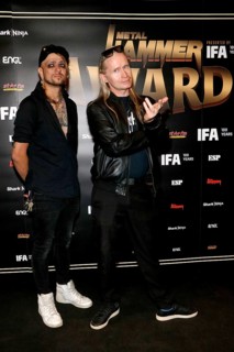 Axel One and Roman Geike (Romano) at the Metal Hammer Awards 2024 in the Uber Eats Music Hall.