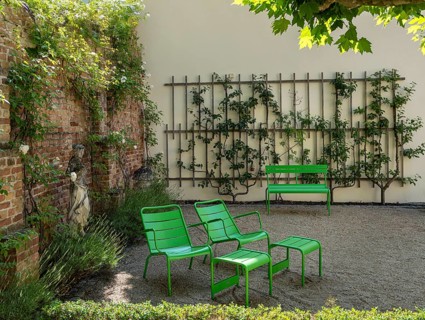 Decorative courtyard area in the Palais am Stadhaus, Potsdam, Brandenburg, Germany