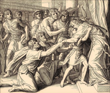 Joseph Reveals Himself to His Brothers, by Julius Schnorr von Carolsfeld, 1860