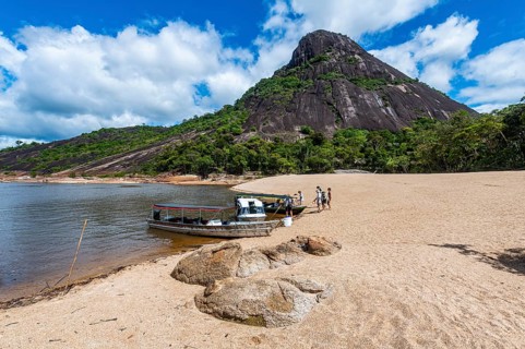 Huge granite hills, Cerros de Mavecure, Eastern Colombia