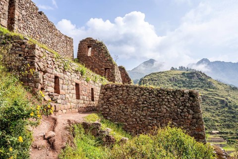 Inca complex at Pisac, Sacred Valley of the Incas, Cusco, Peru