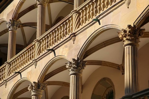 Old Palace Stuttgart, former moated palace, princely residence, 14th century seat of the Counts of