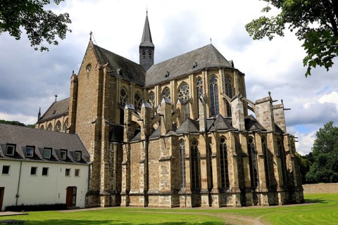 Altenberg Cathedral, Bergischer Dom, former monastery church of Altenberg Abbey, built by the