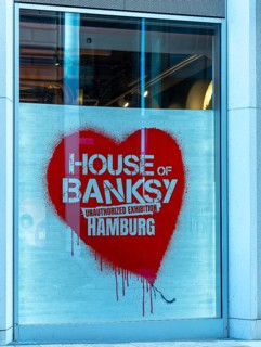 House of Banksy, exhibition in Hamburg, Germany