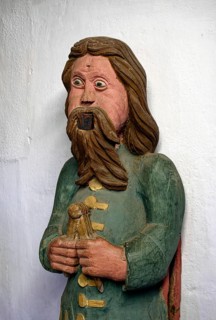 Master millwright, formerly also called mill doctor, carved mill figure from 1704, Museum and
