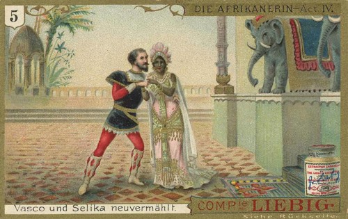 Picture series Vasco de Gama, The African Woman by Giacomo Meyerbeer, Vasco and Selika newly