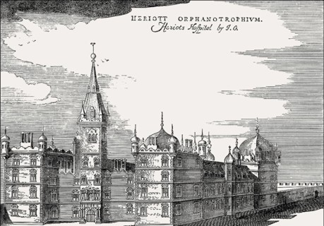 George Heriot's Hospital, Edinburgh, Scotland, 19th century
