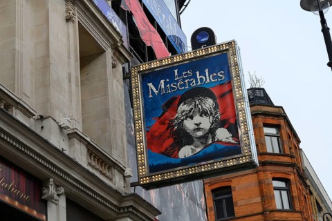 London, UK. January 29th 2025. Les Misérables West End Musical Production at the Sondheim Theatre,