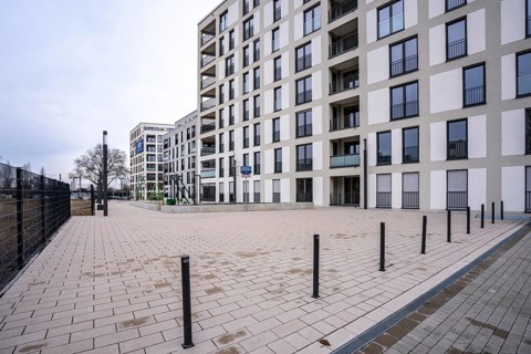 Newly completed apartments, 2026, LEG, in the southern quarter of Essen, so-called Literatur