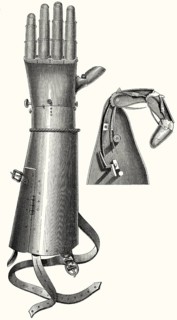 The iron hand of Gottfried Goetz von Berlichingen zu Hornberg, 1480, 1562, a Frankish kingdom