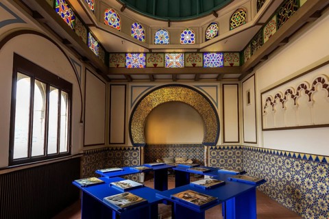 Arab House, Casa Araba, interior view, Scherrer Park, Parco Scherrer, Morcote, Lake Lugano, Lago di