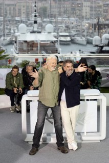 Cannes, France - 20.5.2024: Julian Assange and Eugene Jarecki during the - The Six Billion Dollar