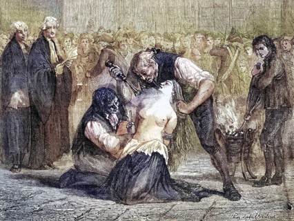 The Torture of Madame de la Motte. Jeanne de Saint-Remy de Valois, Comtesse de la Motte,