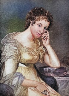 Maria Edgeworth, 1767-1849, English writer, illustration from the book The Masterpiece Library of