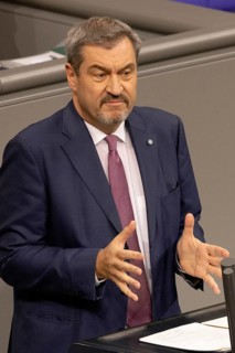 Olaf Scholz (Chancellor of the Federal Republic of Germany, SPD) during the government statement on